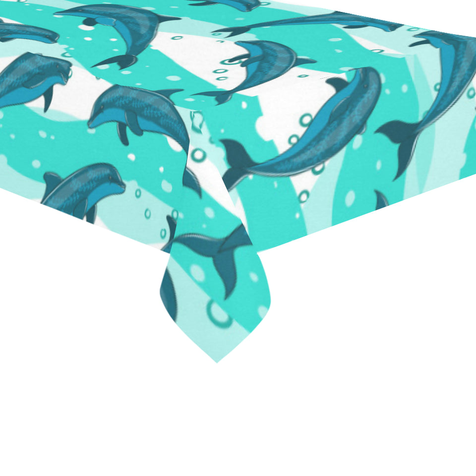 Dolphin sea pattern Tablecloth