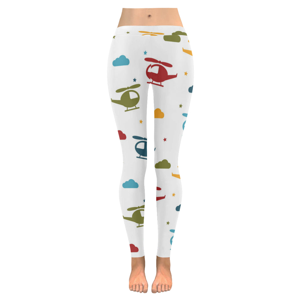 Colorful helicopter pattern Women's Legging Fulfilled In US