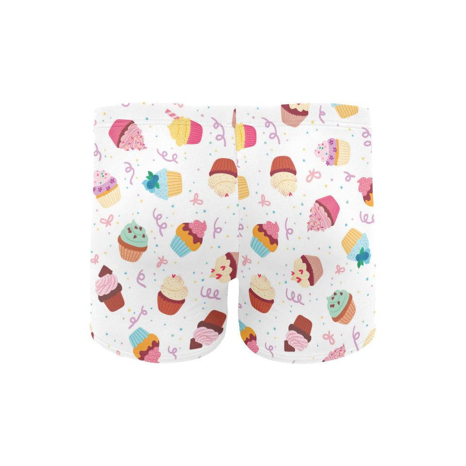 Cake cupcake design pattern Men's Swimming Trunks