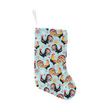Rooster chicken cock snowfalke Christmas Stocking