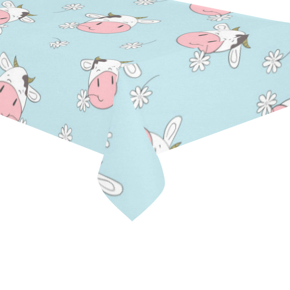 Cute cow flower pattern Tablecloth
