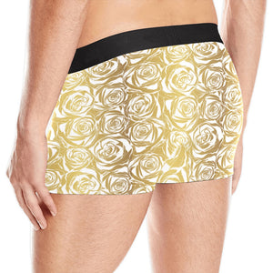 Rose Pattern Print Design 05 Men's All Over Print Boxer Briefs Men's Underwear