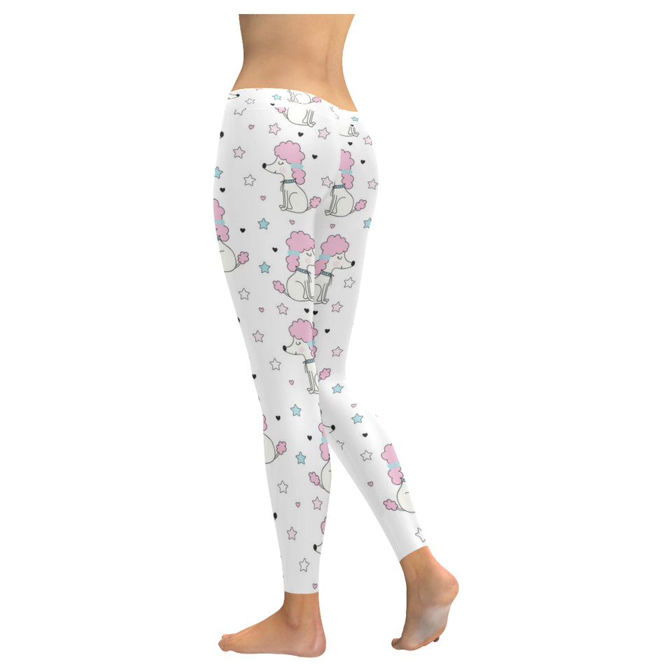 Cute poodle dog star pattern Women's Legging Fulfilled In US