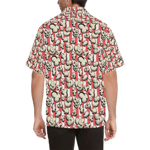 Popcorn Pattern Print Design 05 Men's All Over Print Hawaiian Shirt (Model T58)