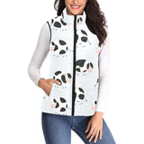 Cute cows pattern Women's Padded Vest