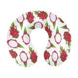 dragon fruits white background U-Shaped Travel Neck Pillow