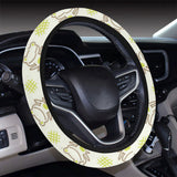 Cute cartoon frog baby pattern Car Steering Wheel Cover