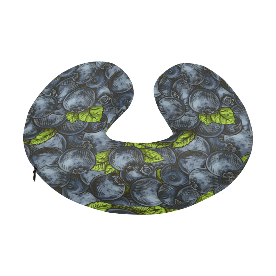 blueberry pattern U-Shaped Travel Neck Pillow