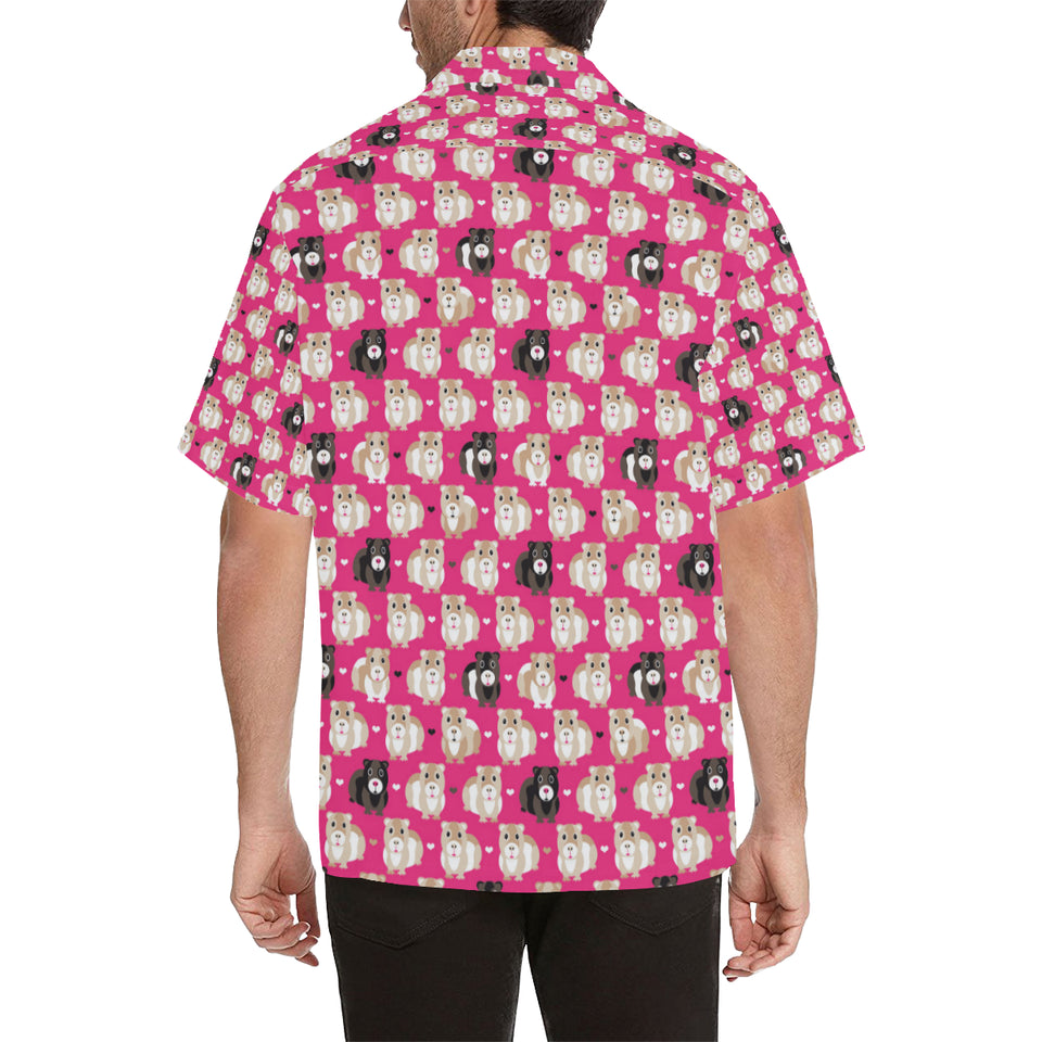 Guinea Pig Pattern Print Design 01 Men's All Over Print Hawaiian Shirt (Model T58)