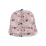 Cows milk product pink background All Over Print Snapback Cap