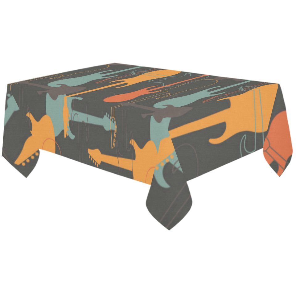 electric guitars pattern Tablecloth
