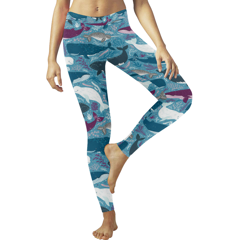 Whale design pattern Women's Legging Fulfilled In US