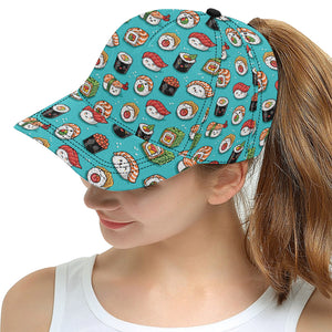 Cute sushi pattern All Over Print Snapback Cap