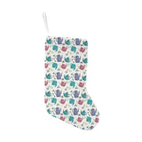 Tea pots Pattern Print Design 05 Christmas Stocking