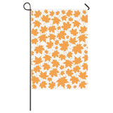 Orange Maple Leaf pattern House Flag Garden Flag