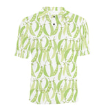 Green Peas Pattern Print Design 03 Men's All Over Print Polo Shirt