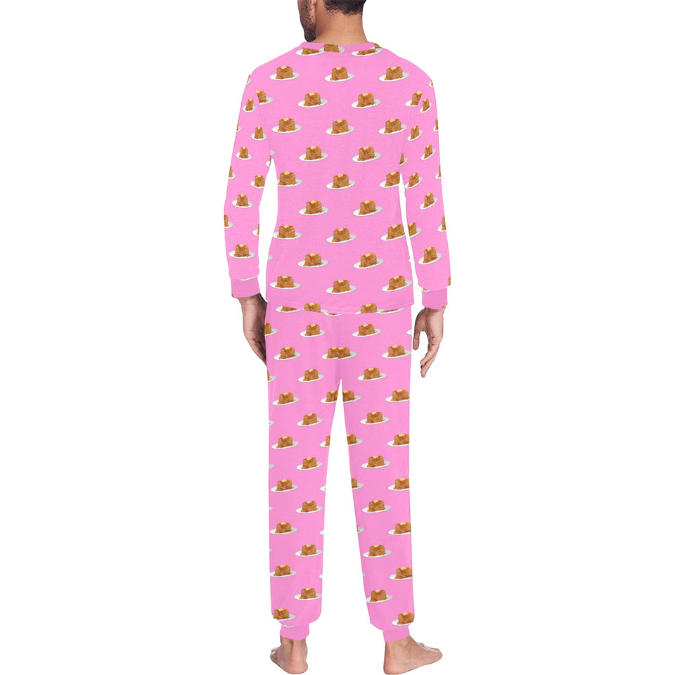 Pancake Pattern Print Design 04 Men's All Over Print Pajama