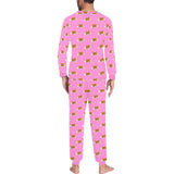 Pancake Pattern Print Design 04 Men's All Over Print Pajama
