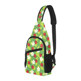 Ladybug Pattern Print Design 01 All Over Print Chest Bag