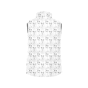 Bull Terrier Pattern Print Design 02 Men's Padded Vest