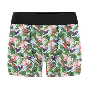 Hummingbird Pattern Print Design 05 Men's All Over Print Boxer Briefs Men's Underwear