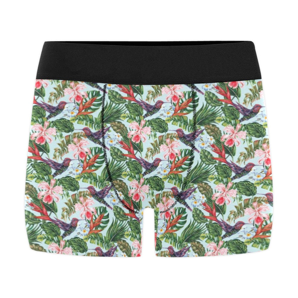 Hummingbird Pattern Print Design 05 Men's All Over Print Boxer Briefs Men's Underwear