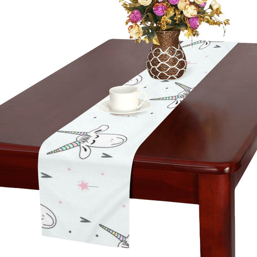 Cute goat design pattern Table Runner