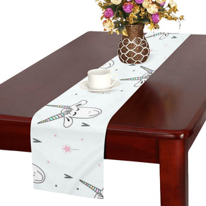 Cute goat design pattern Table Runner