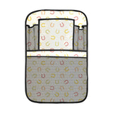 Horseshoes Pattern Print Design 02 Car Seat Back Organizer