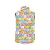Chemistry Periodic Table Pattern Print Design 01 Men's Padded Vest