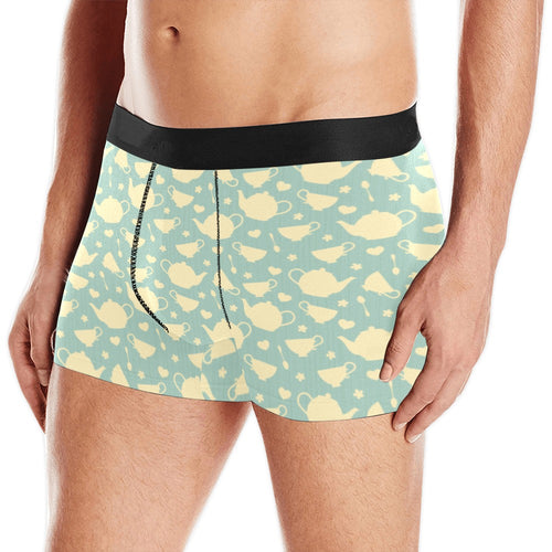 Tea pots Pattern Print Design 02 Men's All Over Print Boxer Briefs Men's Underwear