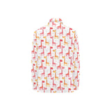 Giraffe Pattern Print Design 03 Women's Long Sleeve Polo Shirt
