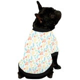 Coral Reef Pattern Print Design 02 All Over Print Pet Dog Round Neck Fuzzy Shirt