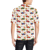 Corgi Christmas Pattern Men's All Over Print Polo Shirt