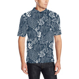 Coral Reef Pattern Print Design 05 Men's All Over Print Polo Shirt