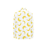 Banana pattern Women's Long Sleeve Polo Shirt