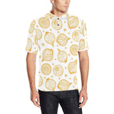 hand drawn onion pattern Men's All Over Print Polo Shirt