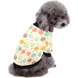 Bicycle Pattern Print Design 01 All Over Print Pet Dog Round Neck Fuzzy Shirt