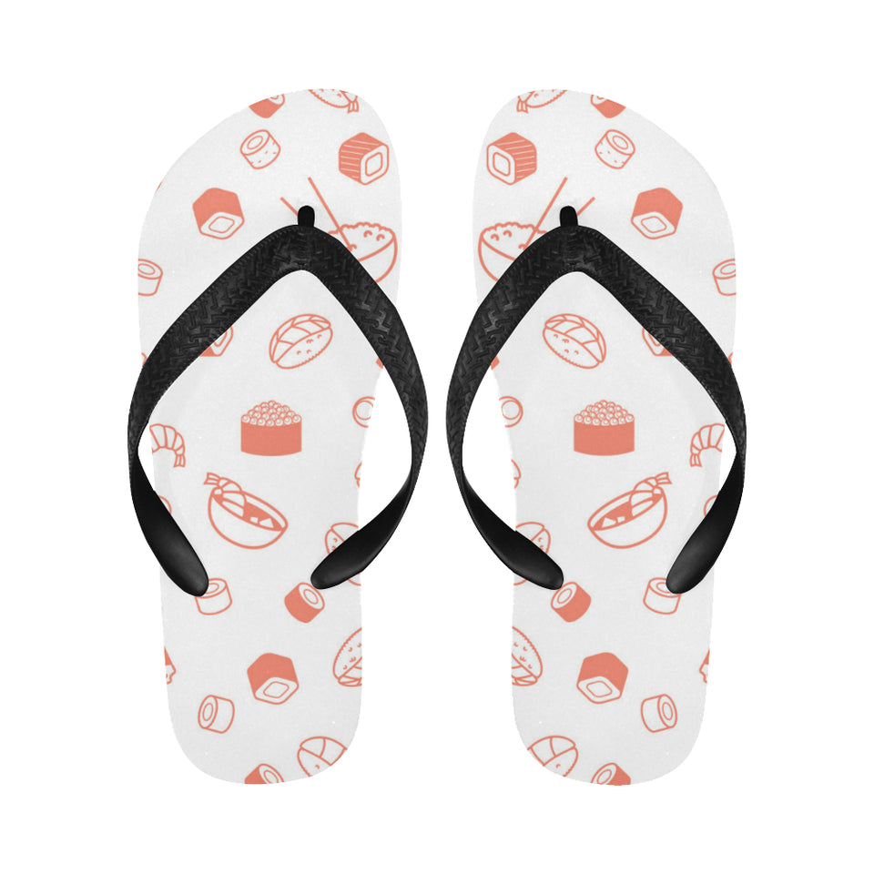 Sushi pattern Unisex Flip Flops