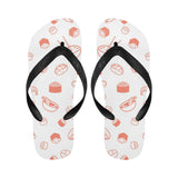 Sushi pattern Unisex Flip Flops
