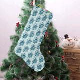 Swordfish Pattern Print Design 05 Christmas Stocking