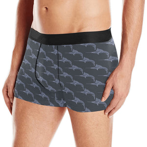 Swordfish Pattern Print Design 03 Men's All Over Print Boxer Briefs Men's Underwear