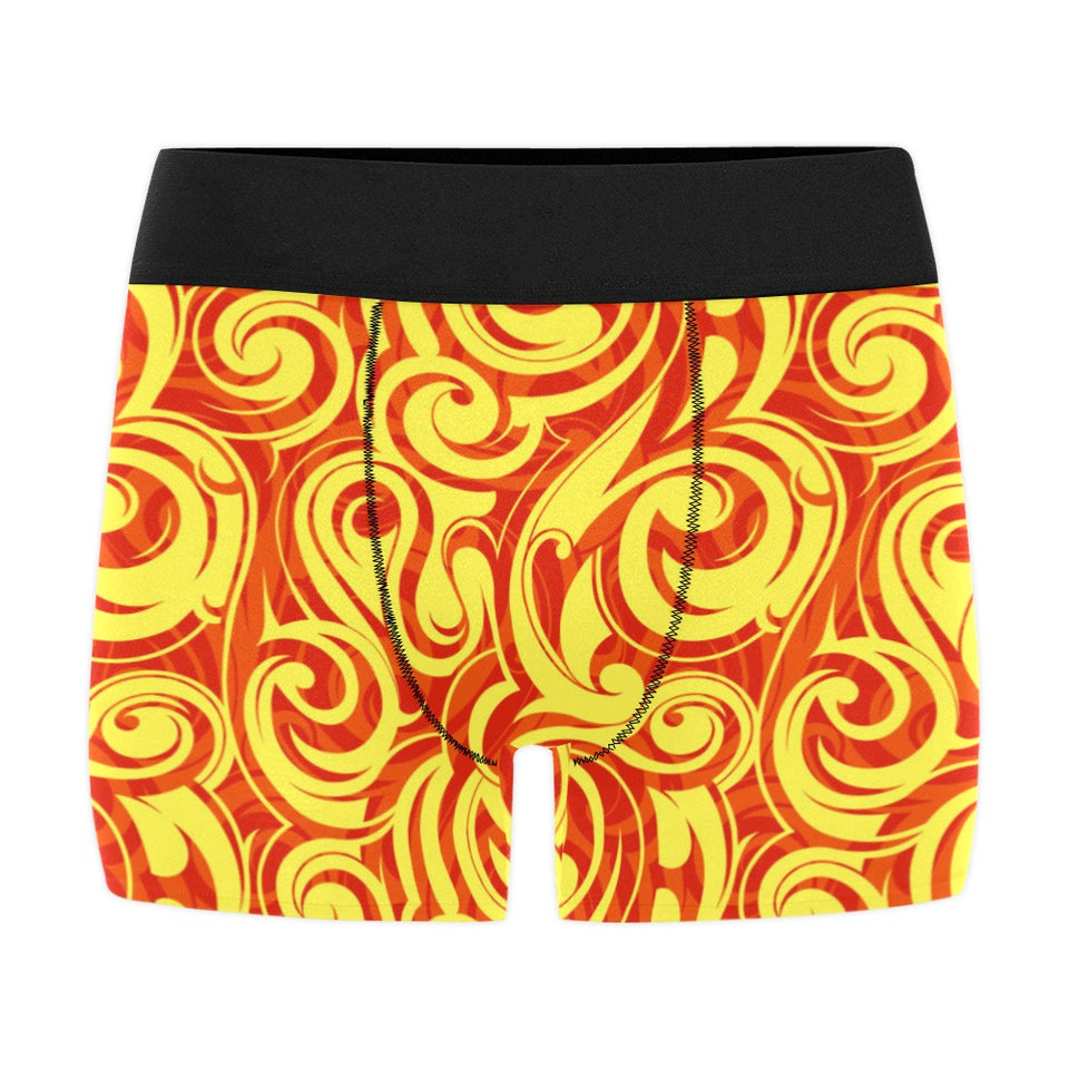 Fire flame design pattern Men's All Over Print Boxer Briefs Men's Underwear