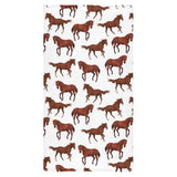 Horses running pattern background Bath Towel