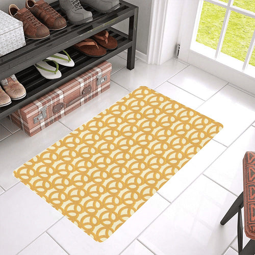 Pretzels Pattern Print Design 01 Doormat