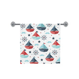 Cute color paper sailboat pattern Bath Towel