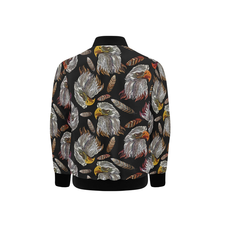 Eagle Pattern Print Design 05 Kids' Boys' Girls' Bomber Jacket