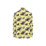 Ostrich Pattern Print Design 04 Women's Long Sleeve Polo Shirt