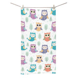 Cute owl pattern Bath Towel