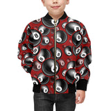 Billiard Ball Pattern Print Design 05 Kids' Boys' Girls' Bomber Jacket